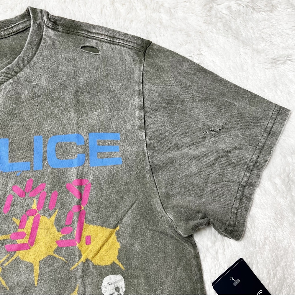 NWT The Police Ghost Machine Distressed Graphic {Lucky Brand} Tee Women’s S, M - Picture 5 of 11